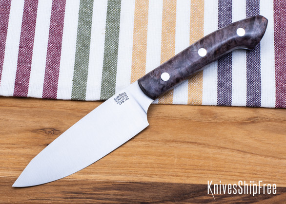 Bark River Knives: Petty Z - CPM-154 - Grey & Tan Maple Burl