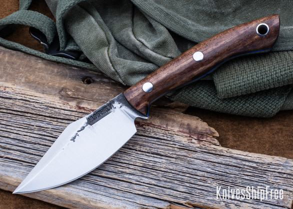 Lon Humphrey Knives: Blacktail - Forged 52100 - Tasmanian Blackwood - Blue Liners - LH22CJ064