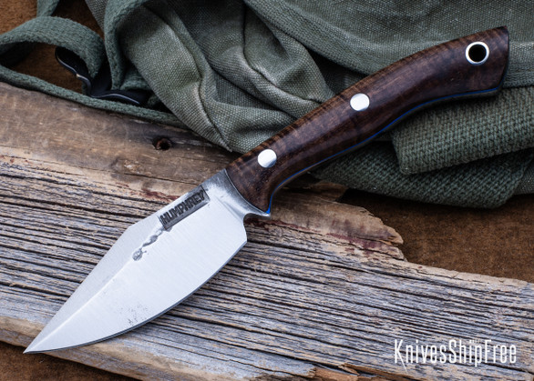 Lon Humphrey Knives: Blacktail - Forged 52100 - Tasmanian Blackwood - Blue Liners - LH22CJ067