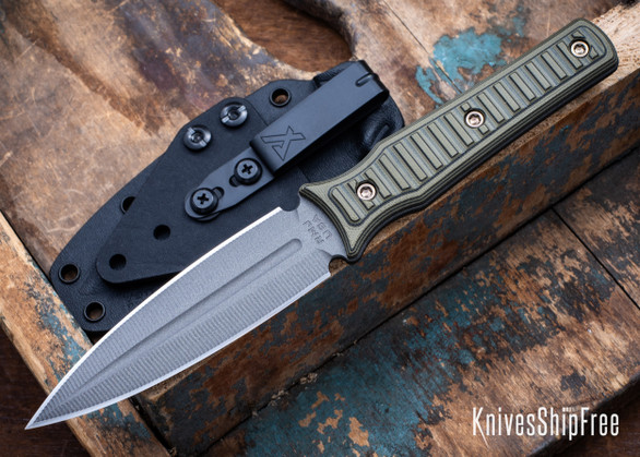 RMJ Tactical: Orlando Special - Dirty Olive G-10 - Nitro-V - Tungsten Cerakote