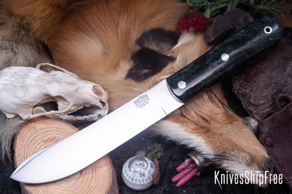 Bark River Knives: Mountain Man - 5" Blade - CPM 3V - Onyx Maple Burl