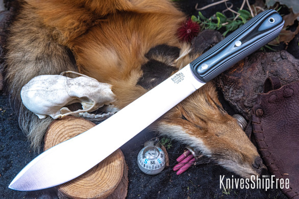 Bark River Knives: Mountain Man 8" - CPM 3V - Midnite Tiger G-10
