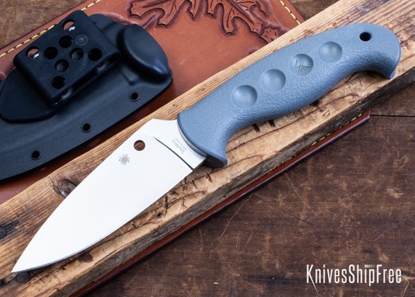 Spyderco: Temperance Lightweight Fixed Blade - Sprint Run - Gray FRN - CPM CruWear - FB05PGY