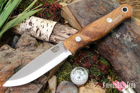 Bark River Knives: Bushcrafter LT - CPM 3V - Mesquite Burl