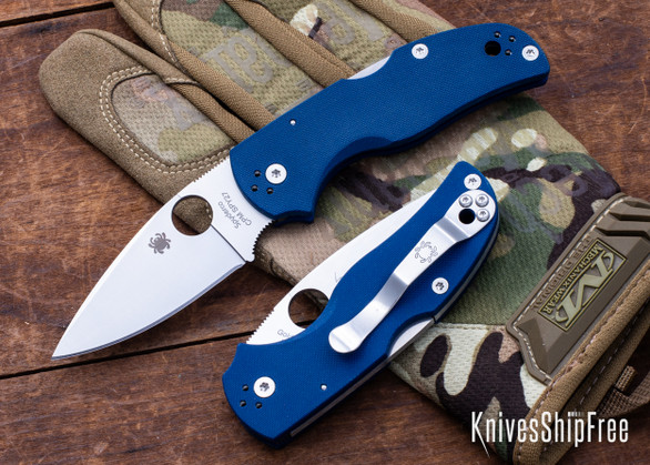 Spyderco: Native 5 - Cobalt Blue G-10 - CPM-SPY27 - C41GPCBL5