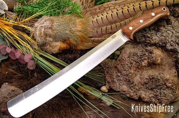Bark River Knives: Golok II - Eucalyptus Burl - Black Liners #2