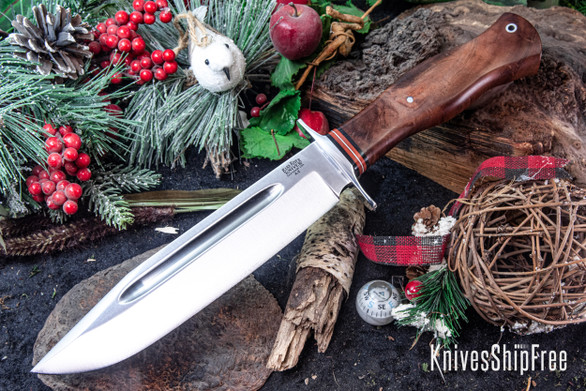 Bark River Knives: Teddy II - Moran Handle  - Eucalyptus Burl #13