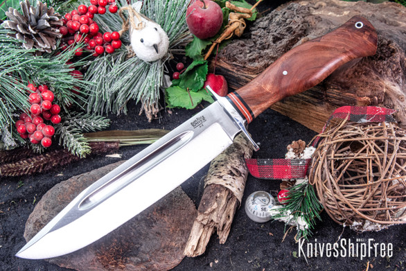 Bark River Knives: Teddy II - Moran Handle  - Eucalyptus Burl #24