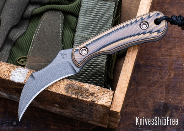 RMJ Tactical: Gym Rat - Hyena Brown G-10 - Nitro-V - Tungsten Cerakote