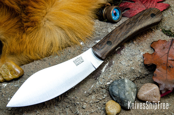 Bark River Knives: Nessmuk - Cru-Wear - Zericote - Black Liners & Pins #1