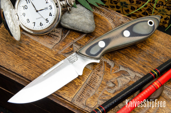 Bark River Knives: Adventurer - CPM 3V - Camo Suretouch - Matte