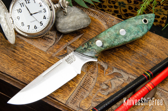 Bark River Knives: Adventurer - CPM 3V - Sage Maple Burl #2