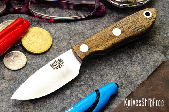 Bark River Knives: PSK - CPM 3V - Bocote - Black Liner #3