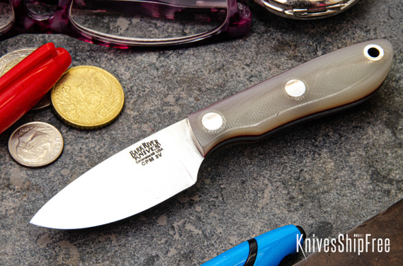 Bark River Knives: PSK - CPM 3V - Dune G-10 - Red Liners