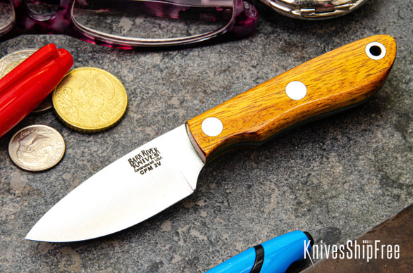 Bark River Knives: PSK - CPM 3V - Osage Orange - Lime Liners