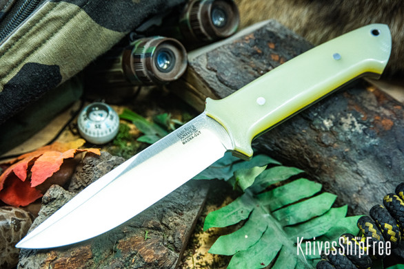 Bark River Knives: Red Flag - MagnaCut - Dune G-10 - Yellow Liners