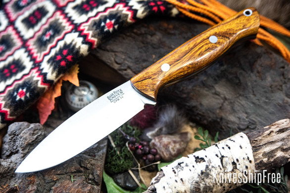 Bark River Knives: UP Gunny 3V - Desert Ironwood - Black Liners #2