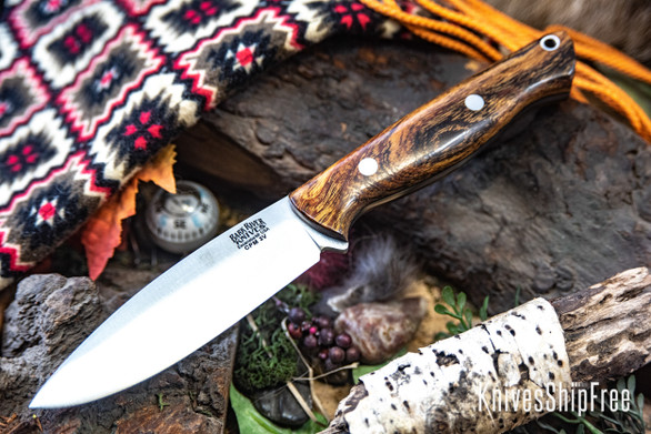 Bark River Knives: UP Gunny 3V - Desert Ironwood - Black Liners #3