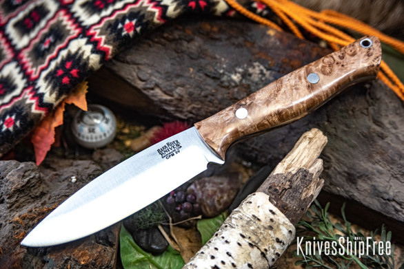 Bark River Knives: UP Gunny 3V - Natural Maple Burl #5