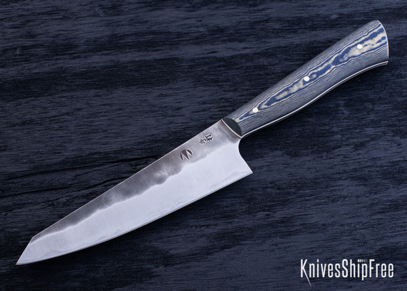 Muteki: 5.63" Honesku - Nautical Richlite - Ivory G-10 Liners - Hitachi White #1 Steel - #6316