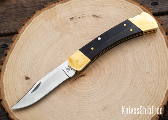 Buck Knives: 110 Folding Hunter Magnolia - 5oth Anniversary Limited Edition - Macassar Ebony - 440C - #003