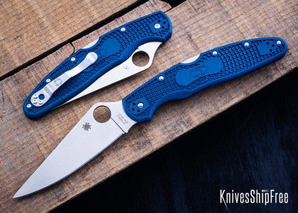 Spyderco: Police 4 Lightweight - Cobalt Blue FRN - CPM-SPY27