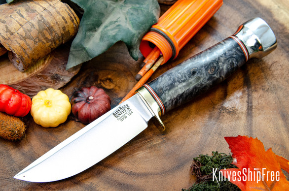 Bark River Knives: Mini Manitou - CPM-154 - Onyx Maple Burl