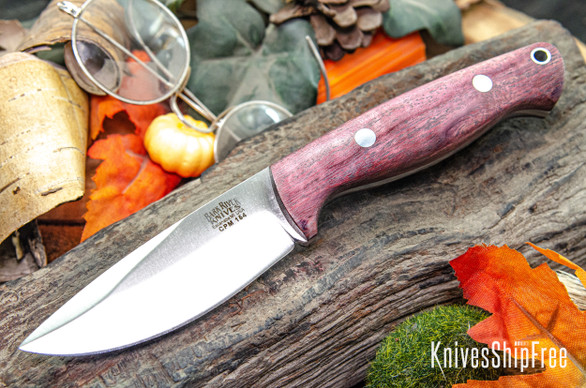 Bark River Knives: North Country EDC - CPM 154 - Purple Heart Maple Burl #2