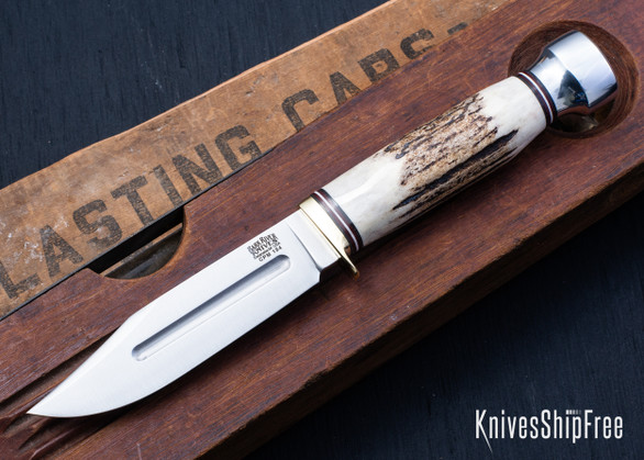 Bark River Knives: Gladstone Hunter - CPM-154 - Sambar Stag #19