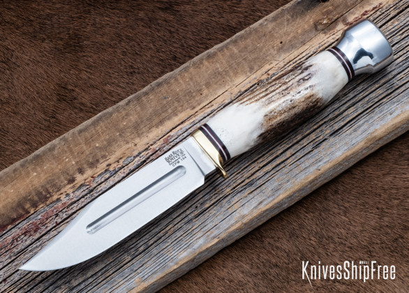 Bark River Knives: Gladstone Hunter - CPM-154 - Sambar Stag #28