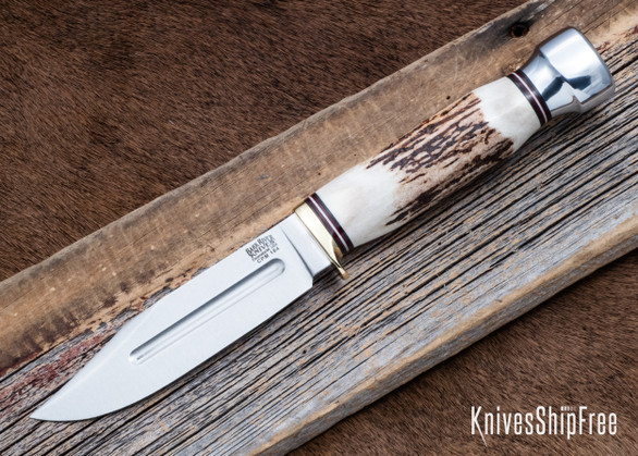 Bark River Knives: Gladstone Hunter - CPM-154 - Sambar Stag #32