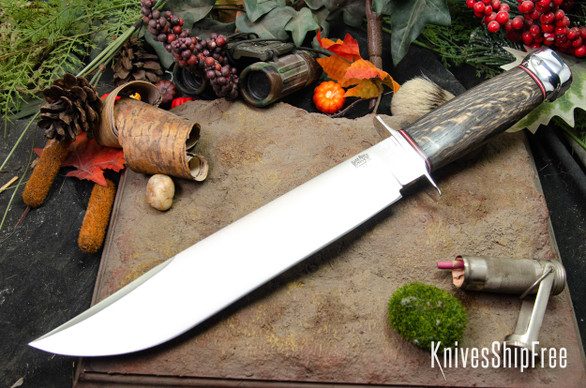 Bark River Knives: 1909 Bowie - Bog Oak #4