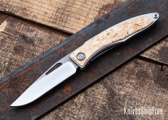 Chris Reeve Knives: Mnandi - Box Elder Burl - CR30AL008