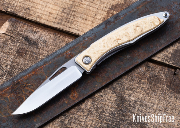 Chris Reeve Knives: Mnandi - Box Elder Burl - CR30AL011