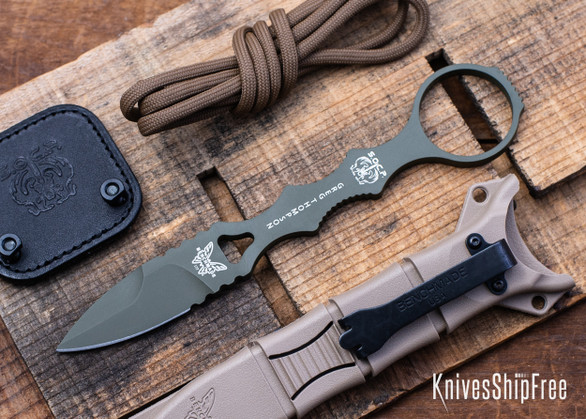 Benchmade Knives: 177SN Mini SOCP - OD Green
