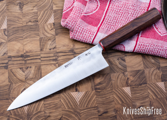 Muteki: 8.1" Gyuto - Ironwood - Cherry G-10 - Hitachi White #1 Steel - #6284