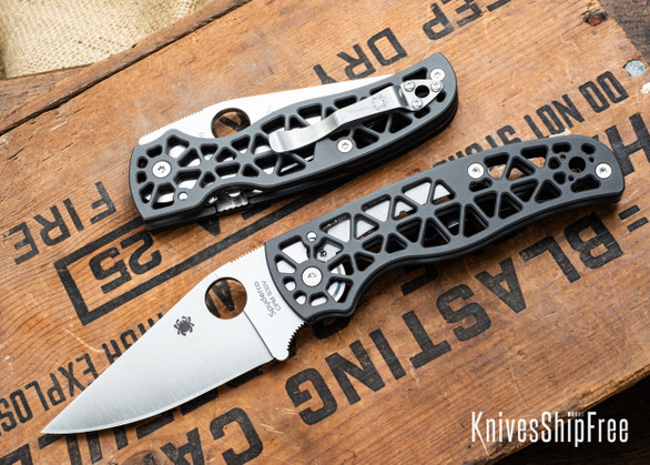Spyderco: Edgerati - Compression Lock - Skeletonized Anodized Aluminum - CPM-S30V (C266ALP)
