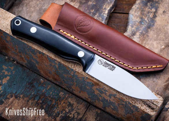 Casstrom: No.8 SFK - Black G-10 - 14C28N - Flat Grind