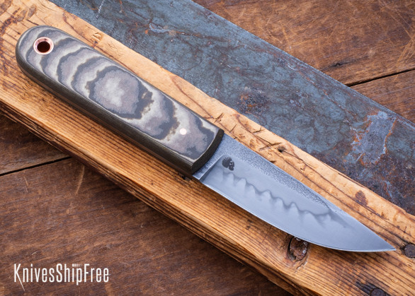 Bradshaw Blades: Bushcraft - Richlite - Copper Hardware - 1095 Carbon Steel - BB22DL009