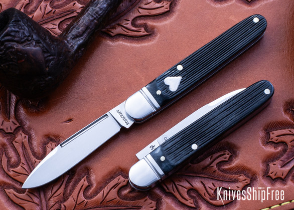 RoseCraft Blades: Tuckahoe Jack - Gray Barnboard Jigged Bone