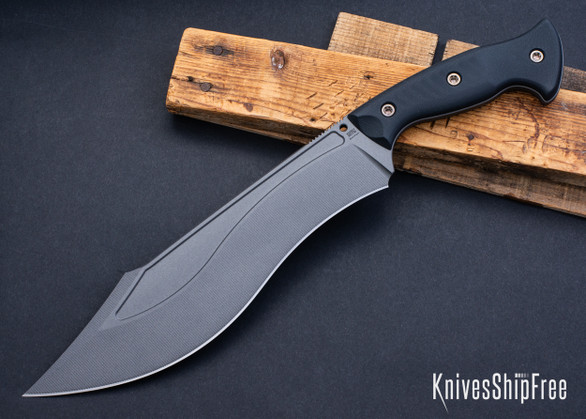 RMJ Tactical: Sapper - Black G-10 - 80CrV2 - Tungsten Cerakote