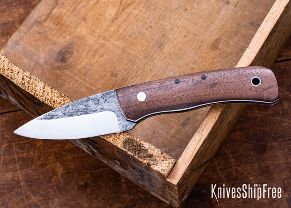 Darlington Edgecraft - Leonard Skinner - Walnut - White G10 & Black Micarta Liners - White G10 & Black Micarta Pins - A2 Tool Steel