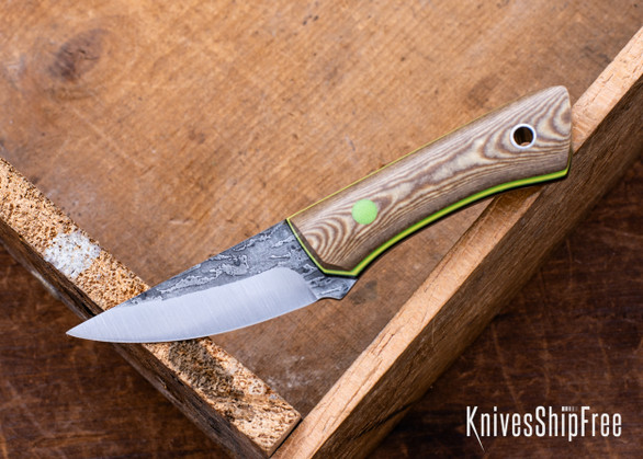Darlington Edgecraft - Silo - Woodland Ricklite - Green/Yellow/Green G10 & Black Micarta Liners - Green G10 Pins - A2 Tool Steel