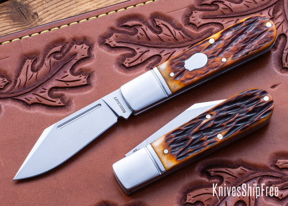 RoseCraft Blades: Loosahatchie Jack - 14C28N - Dapper Jigged Bone