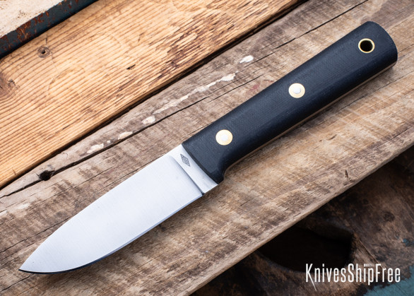 Battle Horse Knives: Maverick Scout - O1 Tool Steel - Flat Grind - Black Micarta