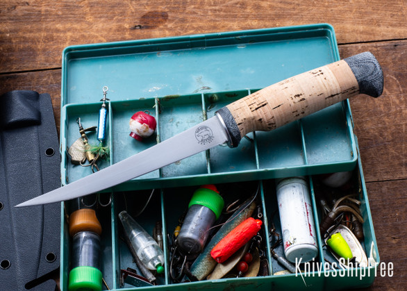 White River Knife & Tool: Traditional Fillet 6" - Cork - 440C