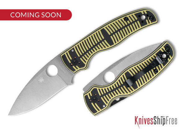 Spyderco: Shaman Salt - Compression Lock - Black & Yellow G-10 - CPM-MagnaCut - C229GBKYLMCP