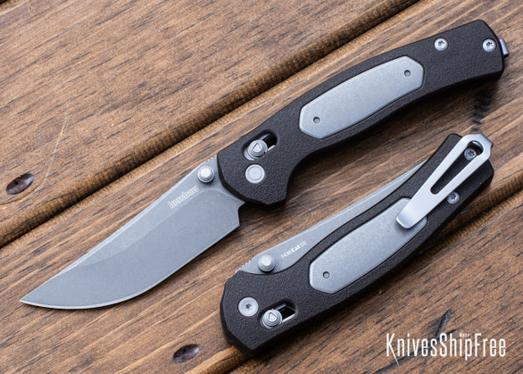 Kershaw Knives: Beskar - DuraLock - KVT Bearings - Brown Glass-Filled Nylon - Steel Inlays - D2 Tool Steel - Working Finish - 1439