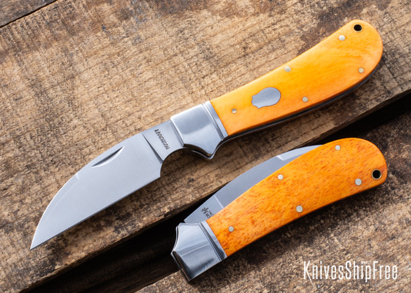 RoseCraft Blades: Clinch River Swayback - Bourbon Bone - 14C28N