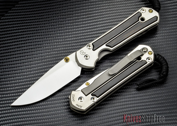 Chris Reeve Knives: Large Sebenza 21 - Gabon Ebony Inlay